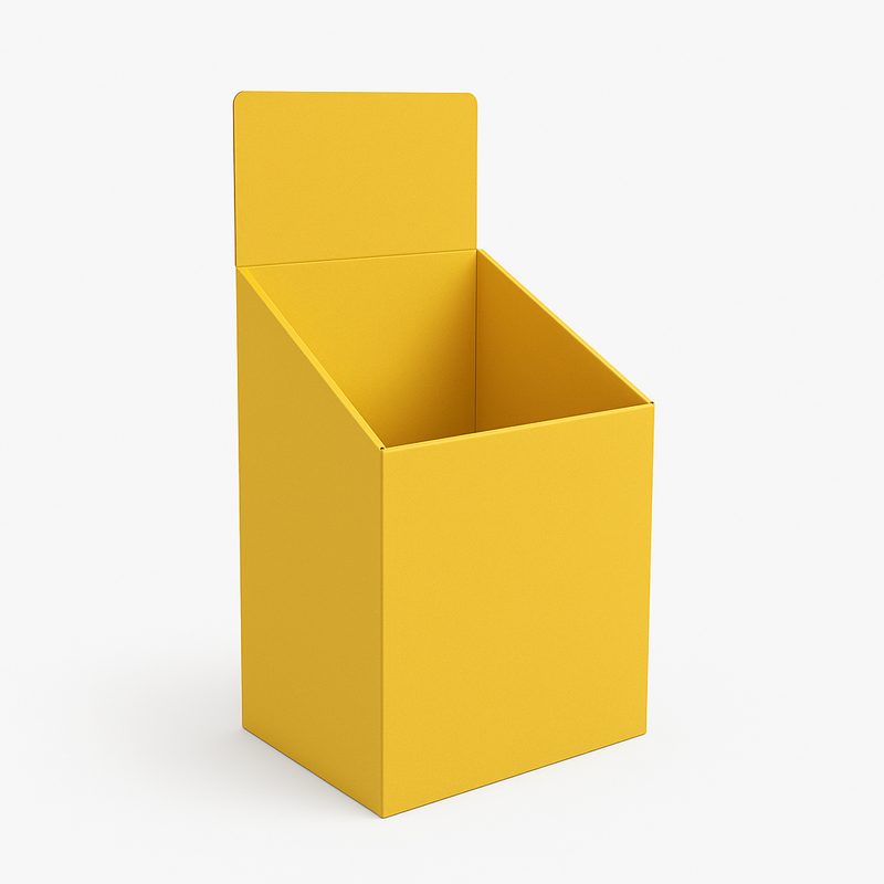 Yellow Dump Bin for School Supplies